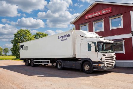 distributionsbil från Långdahls åkeri